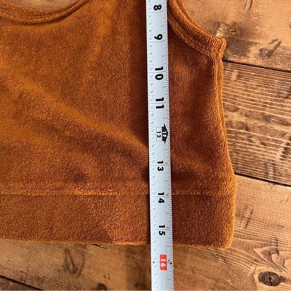 OFFLINE By Aerie Summer Lights Terry Tank Top Caramel Brown Size Small - Picture 11 of 12